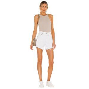 AGOLDE Parker Long Short in Panna Cotta 31 New Womens Denim Jean Shorts